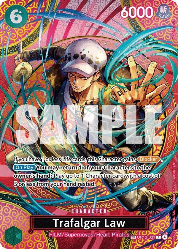 Trafalgar Law (SP) (OP13-031) (Adventure on Kami's Island) (OP15-EB04)