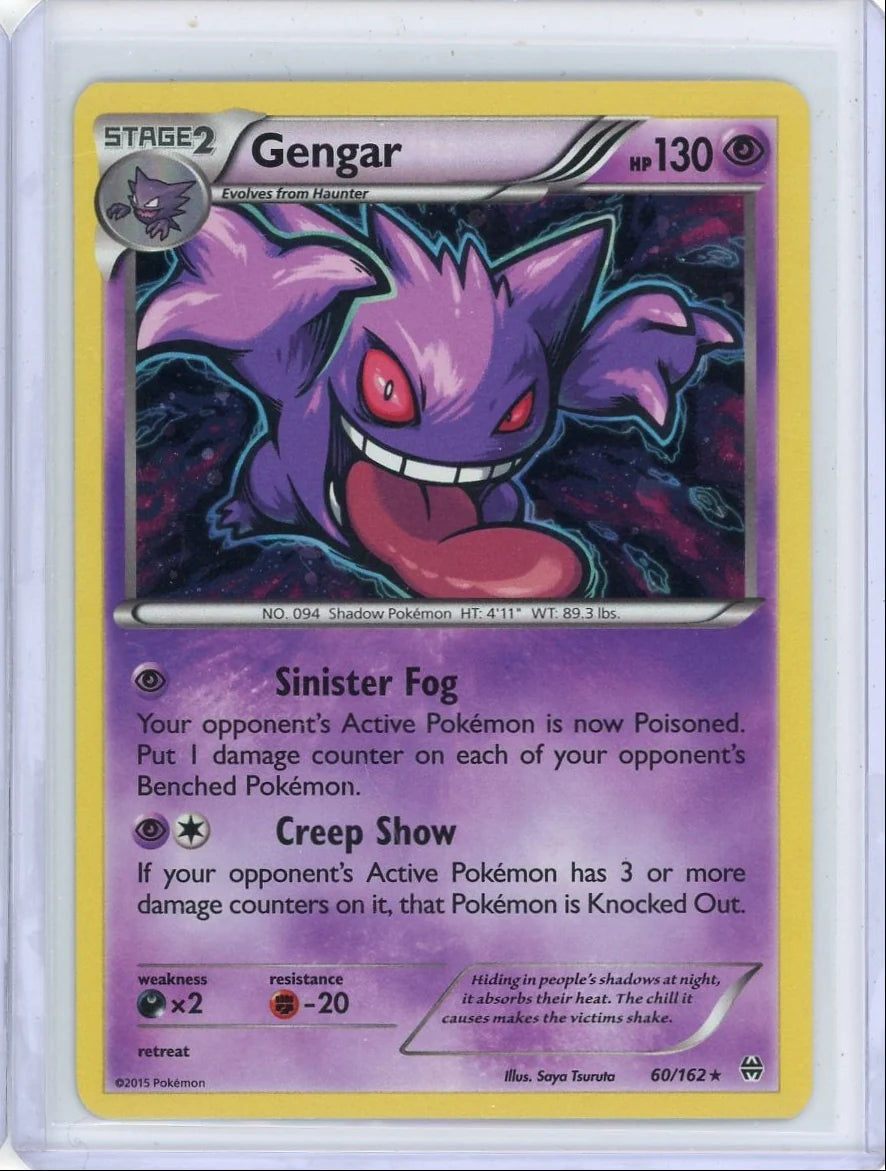 Gengar Pokémon BREAKthrough Holo Rare #60/162