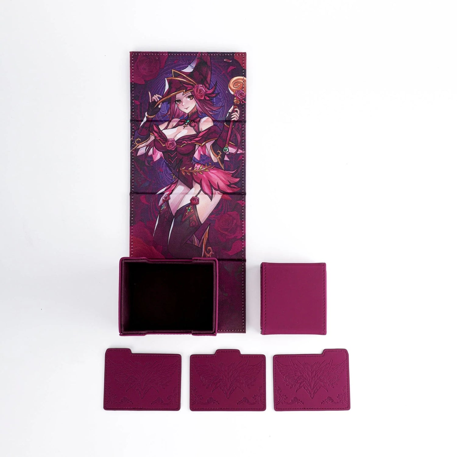Rose Magician Dicewinder Deck Box with Magnetic Dice Tray