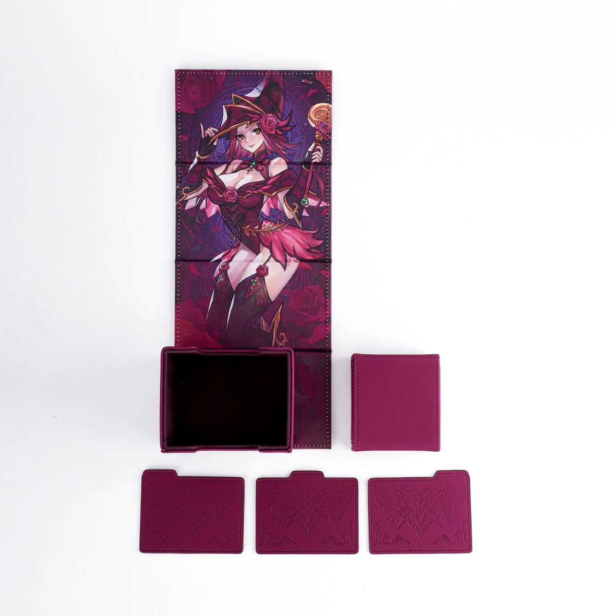Rose Magician Dicewinder Deck Box with Magnetic Dice Tray