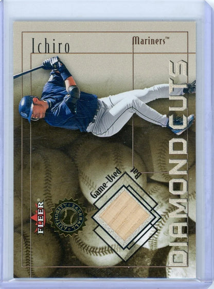 Ichiro 2001 Fleer Diamond Cuts Game Used Relic