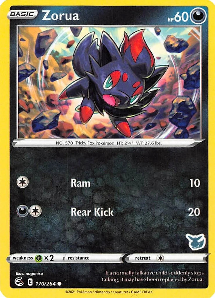 Zorua - 170/264 (Eevee Stamped) (170/264) (Battle Academy 2022) (BA22)