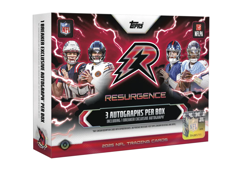 2025 Topps Resurgence Football Breaker's Delight 6 Box Case