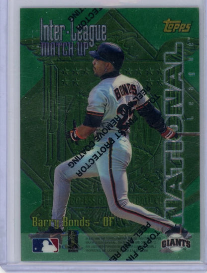 Barry Bonds, Mark McGuire Topps 1996 Inter League Match Up