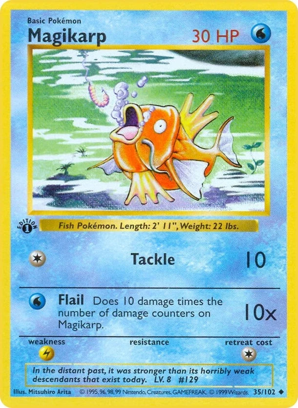 Magikarp (035/102) (Base Set (Shadowless)) (BSS)