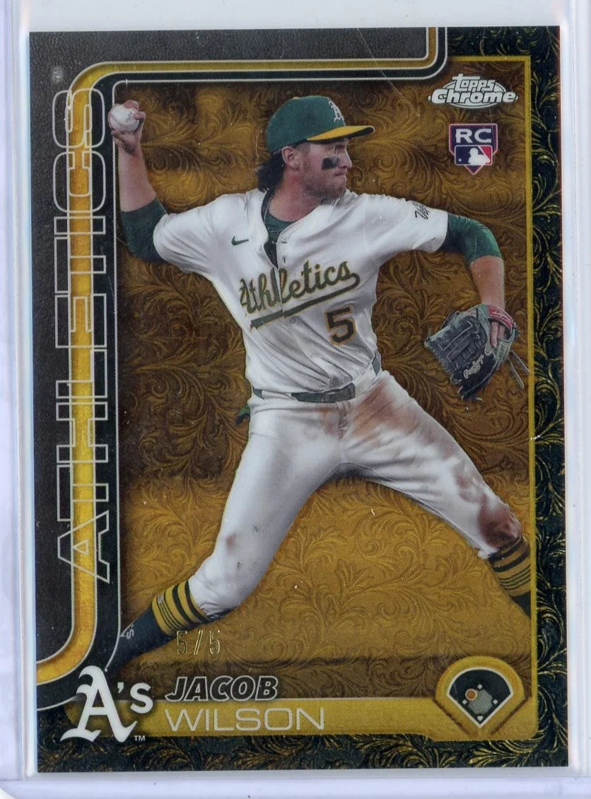 Jacob Wilson 2025 Topps Gilded #'d /5