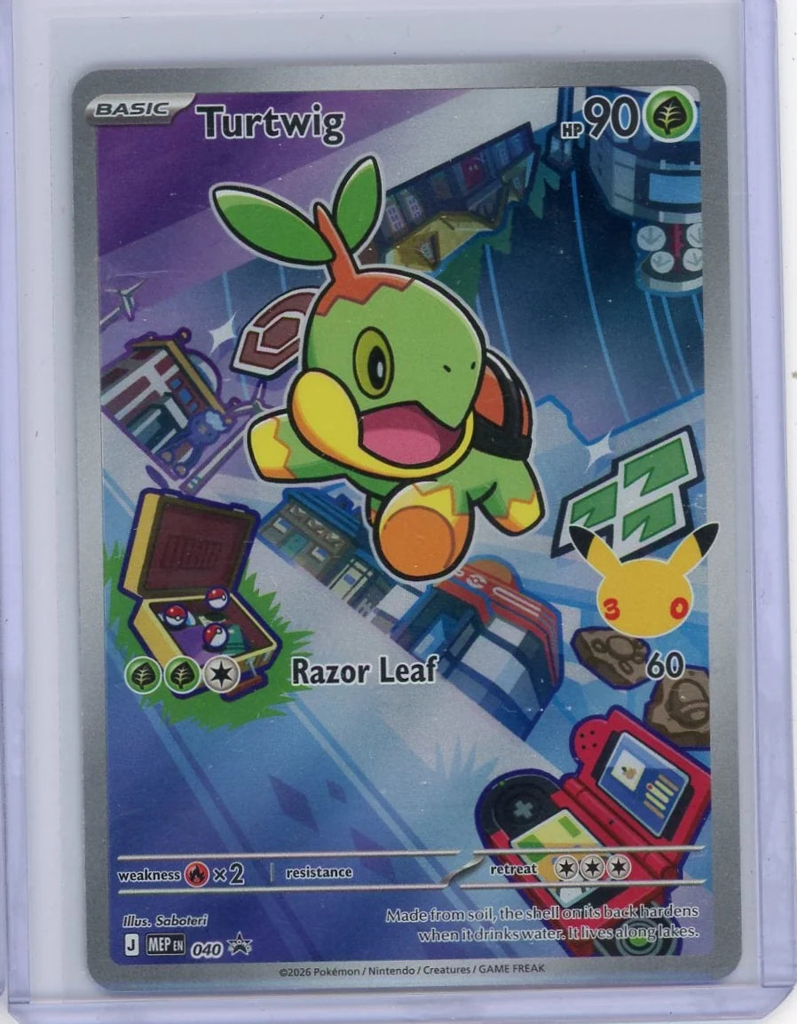 Turtwig Pokémon Mega Evolution Black Star Promo #040