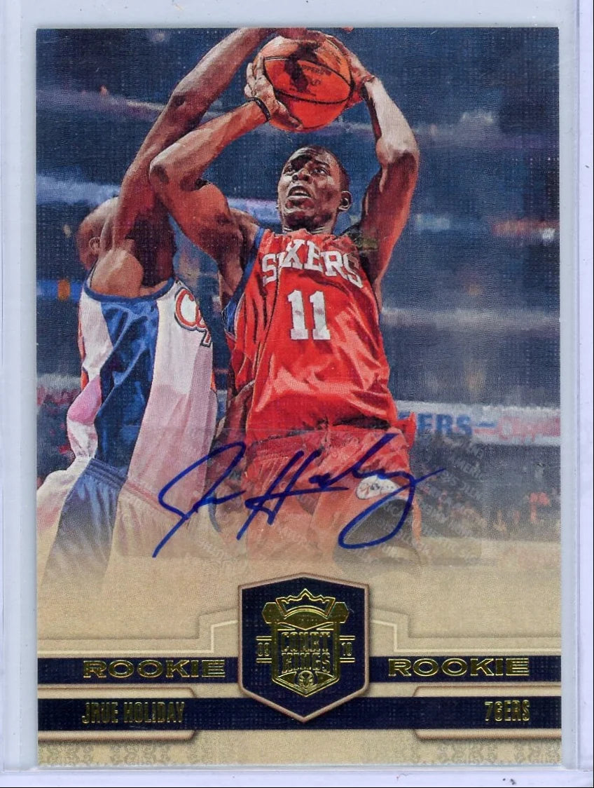 Jrue Holiday 2009-10 Panini Court Kings autograph rookie card #'d 108/649
