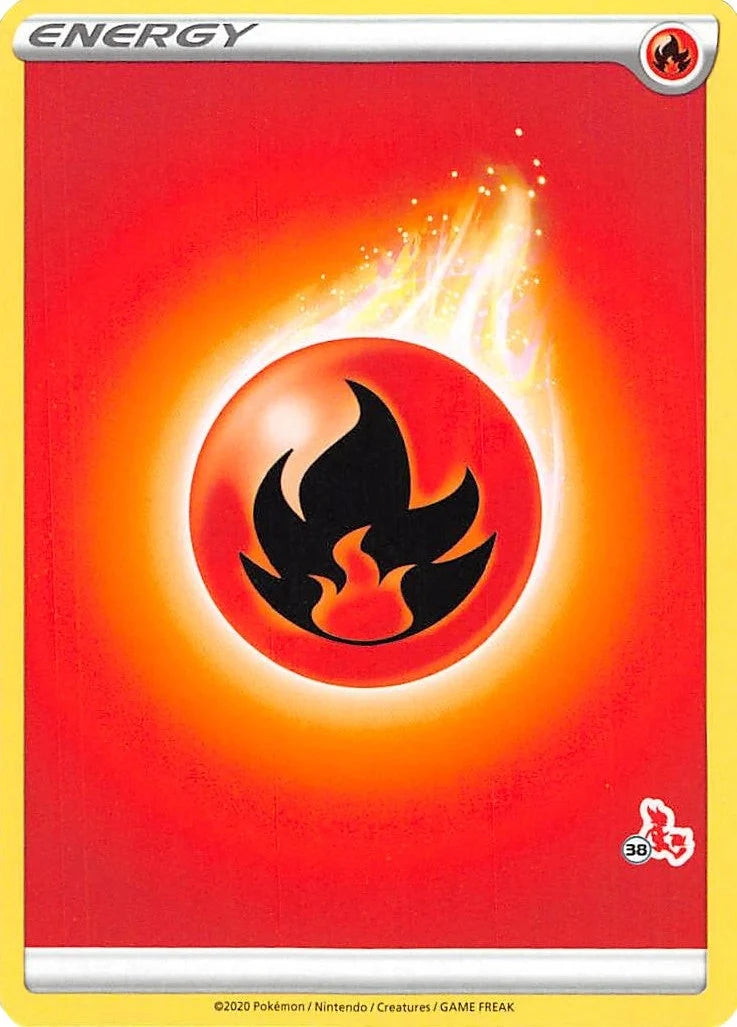 Fire Energy (#38 Cinderace Stamped) (Battle Academy 2022) (BA22)