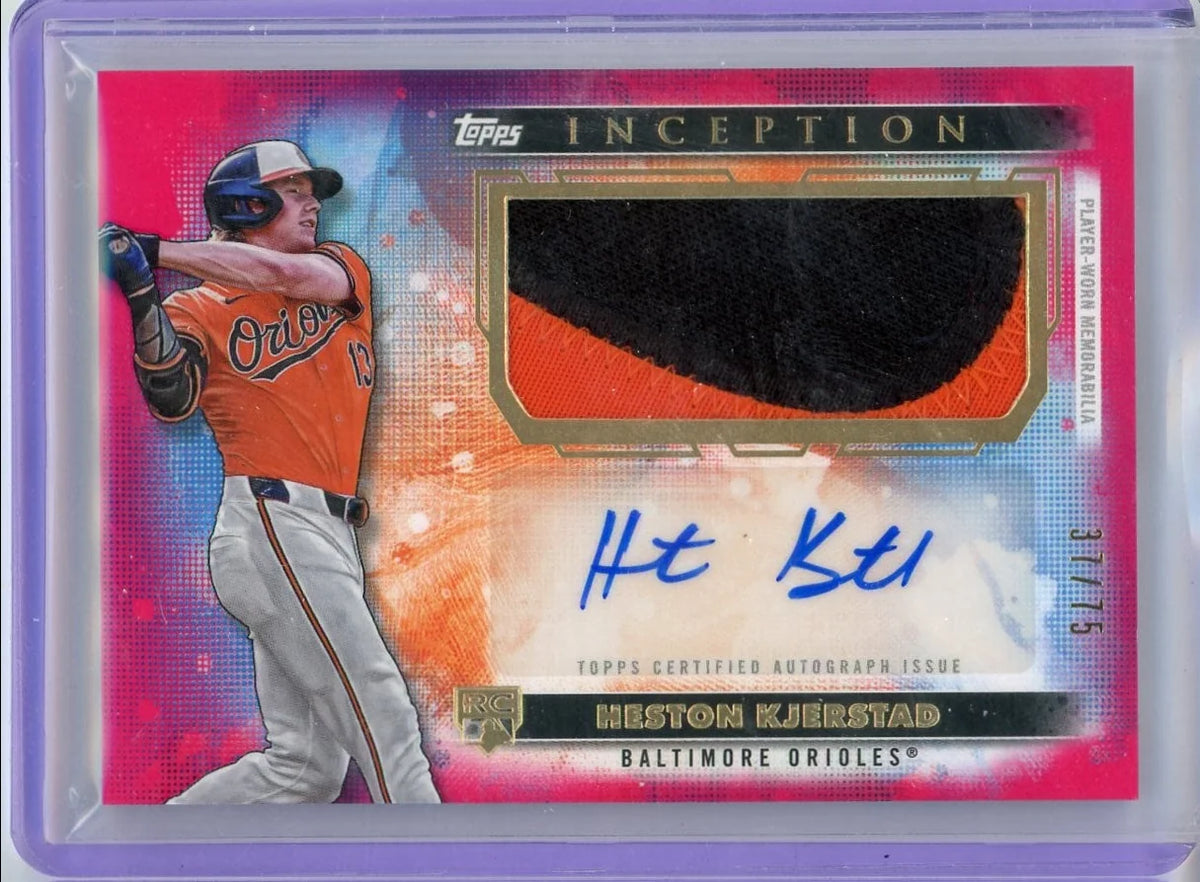 Heston Kjerstad 2024 Topps Inception RPA #'d 37/75