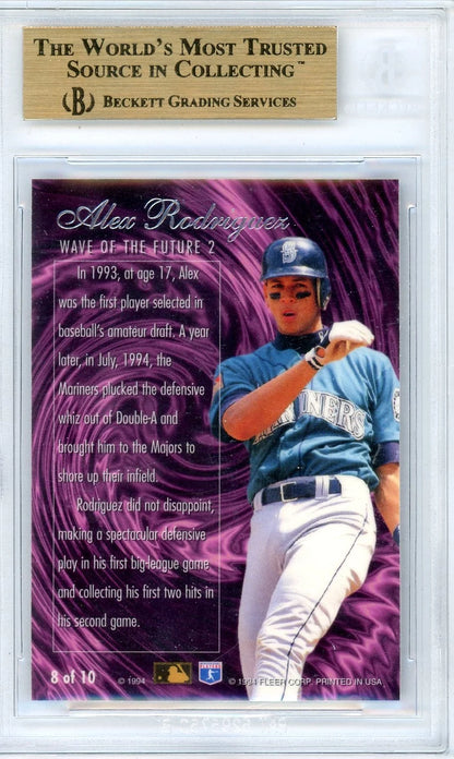 Alex Rodriguez 1994 Flair Wave of the Future BGS 9.5