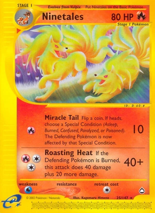 Ninetales (025/147) (Aquapolis) (AQ)