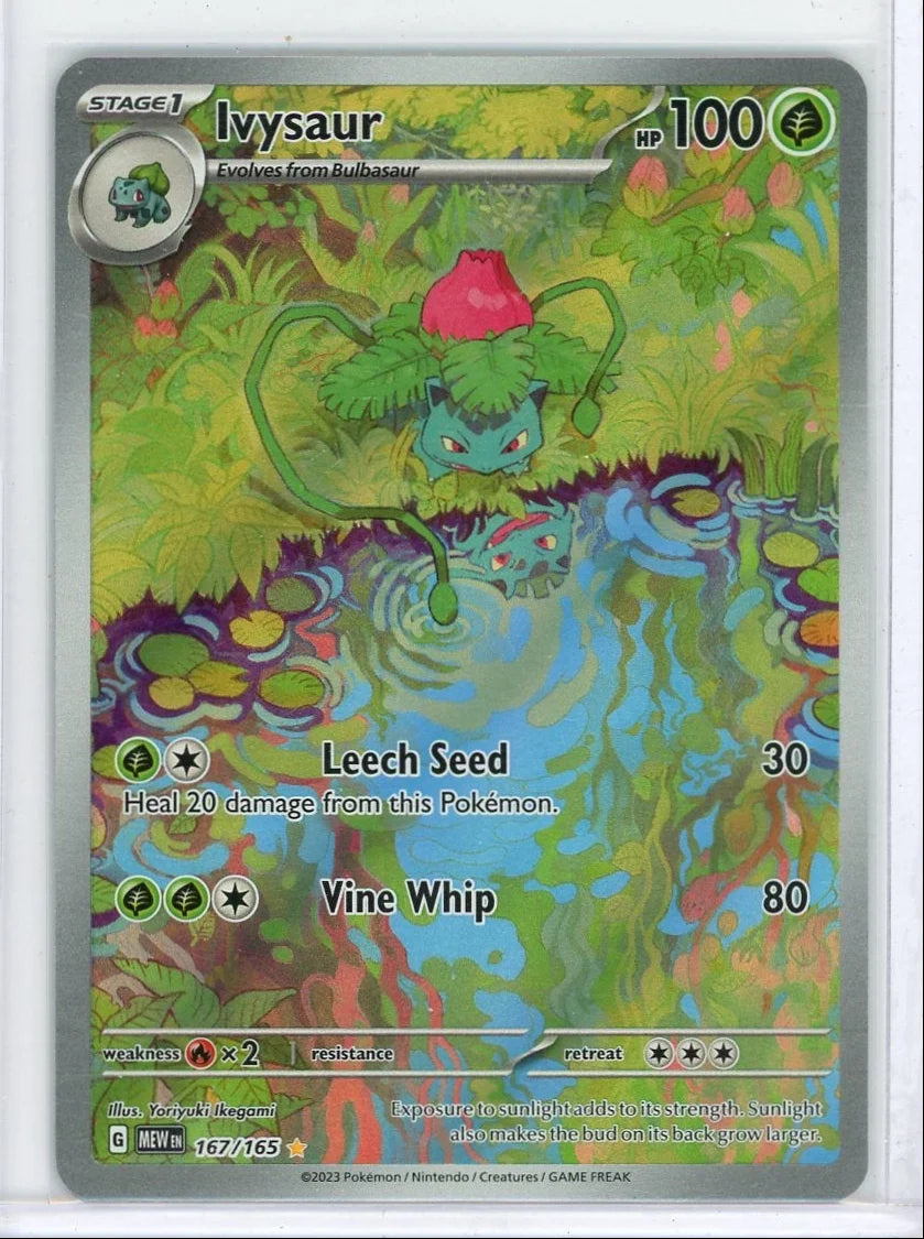 Ivysaur Pokémon 151 Illustration Rare #167/165
