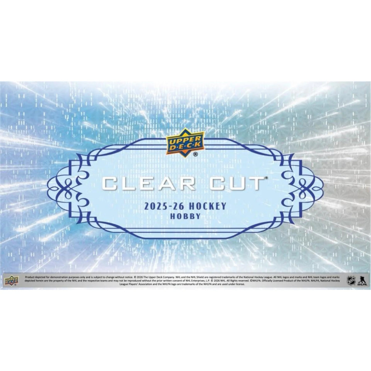 2025-26 Upper Deck Clear Cut Hockey Hobby 30 Box Case [Contact Us To Order]