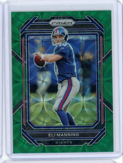 Eli Manning 2022 Panini Green Scope Prizm #'d 09/75