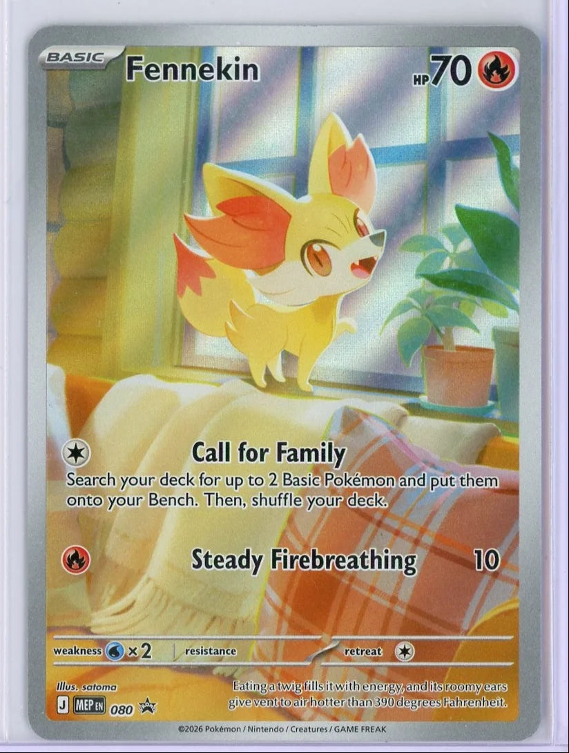Fennekin Pokémon Black Star Promo MEP #080