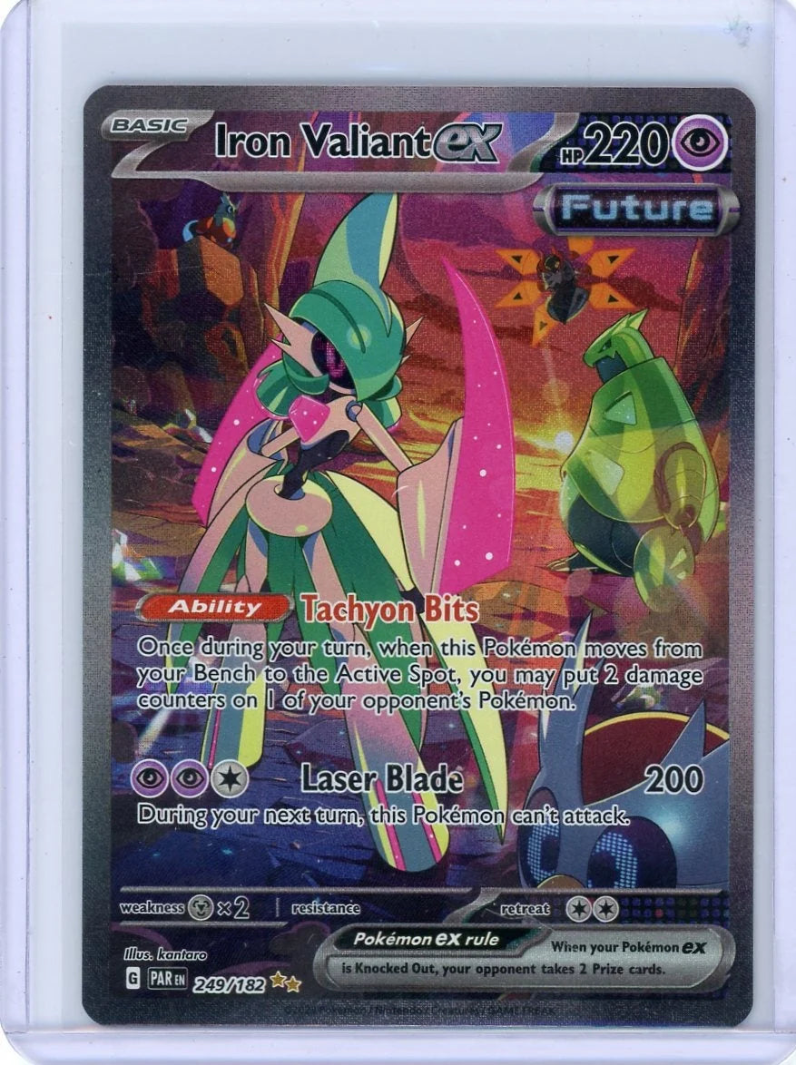 Iron Valiant ex Pokémon Paradox Rift Special Illustration Rare #249/182