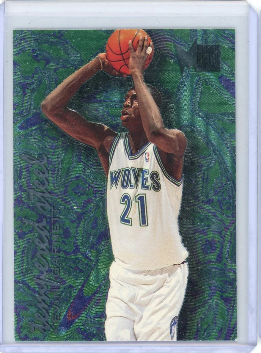 Kevin Garnett 1996 Fleer Metal Tempered Steel #4 of 12