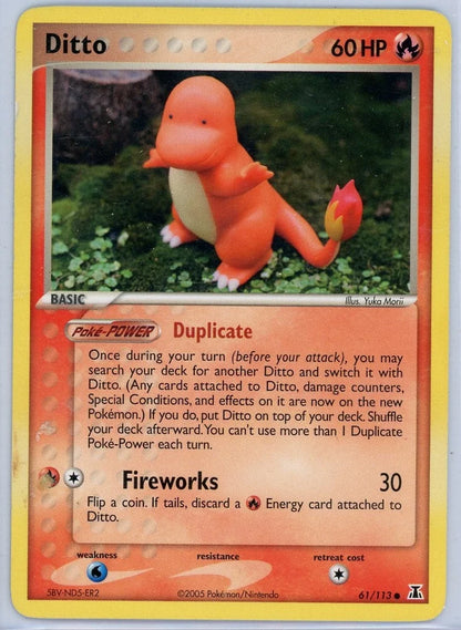 Ditto 2005 (Charmander) Pokémon Delta Species #61/113