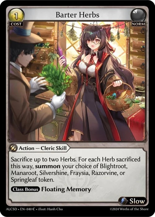 Barter Herbs (040) (Alchemical Revolution Starter Decks) (ALCSD)