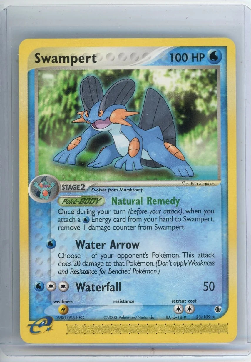 Swampert Pokemon Ruby & Sapphire non-holo #23/109