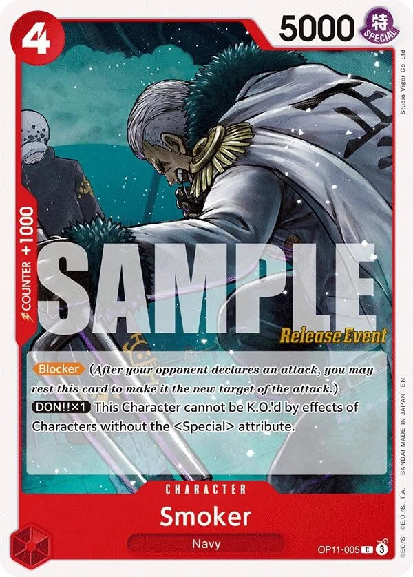 Smoker (OP11-005) (A Fist of Divine Speed Release Event Cards) (OP11 RE)