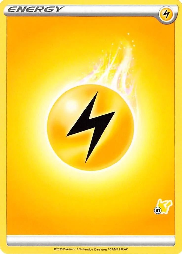 Lightning Energy (#31 Pikachu Stamped) (Battle Academy 2022) (BA22)