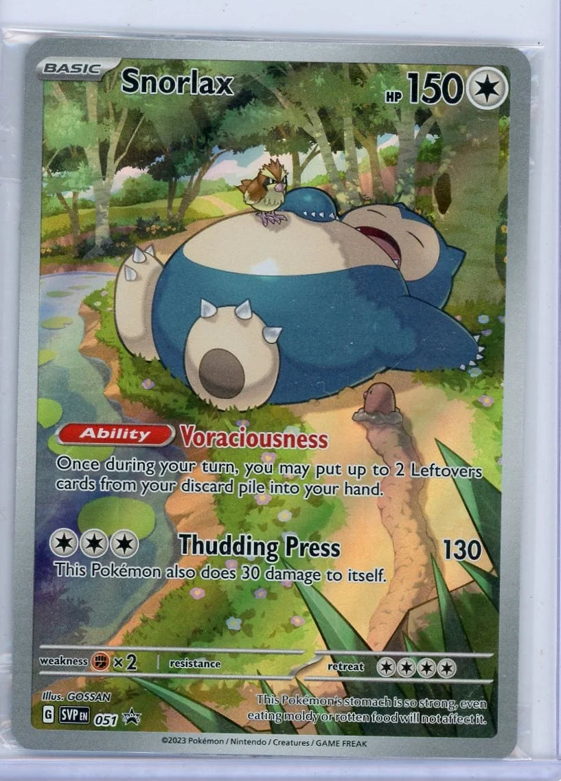 Snorlax Pokémon Scarlet & Violet 151 ETB Promo (Sealed) #051
