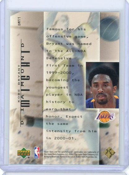 Kobe Bryant 2001 Upper Deck Black Diamond Diamond Might