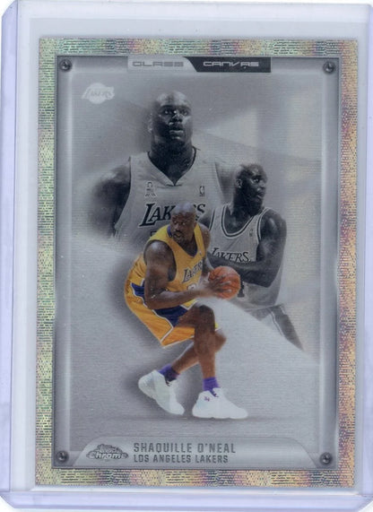 Shaquille O'Neal 2025-26 Topps Chrome Glass Canvas SP