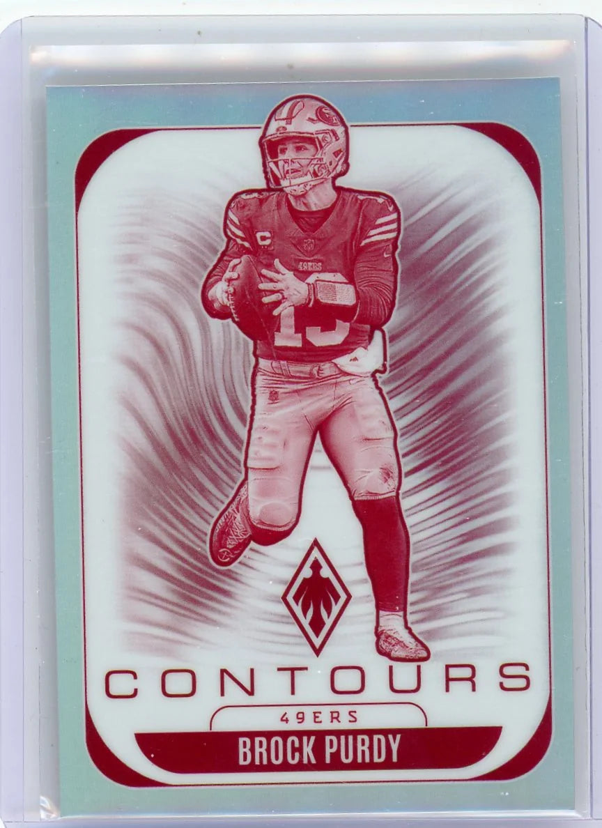 Brock Purdy 2025 Panini Phoenix Contours
