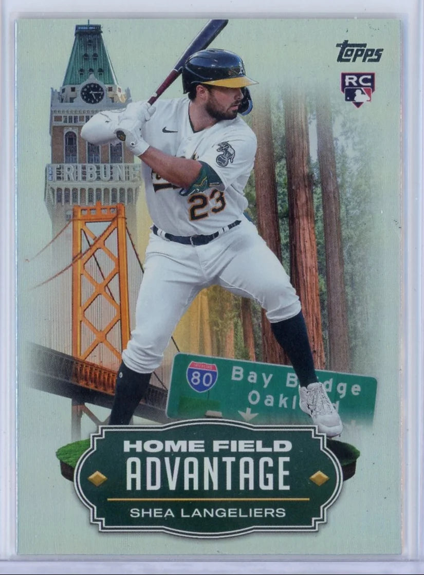 Shea Langeliers 2023 Topps Update Series Home Field Advantage SSP RC