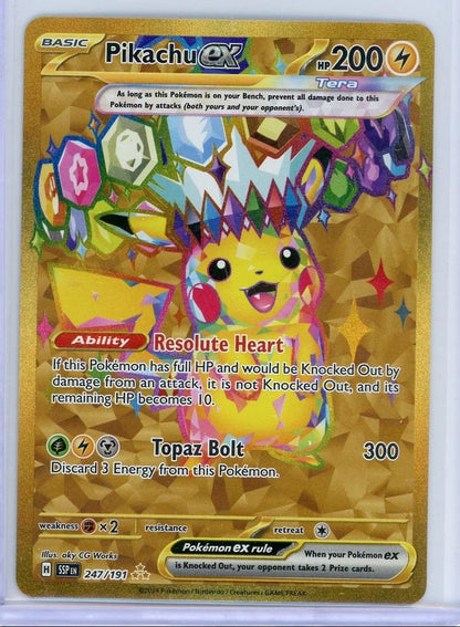 Pikachu EX Pokémon Surging Sparks #247/191