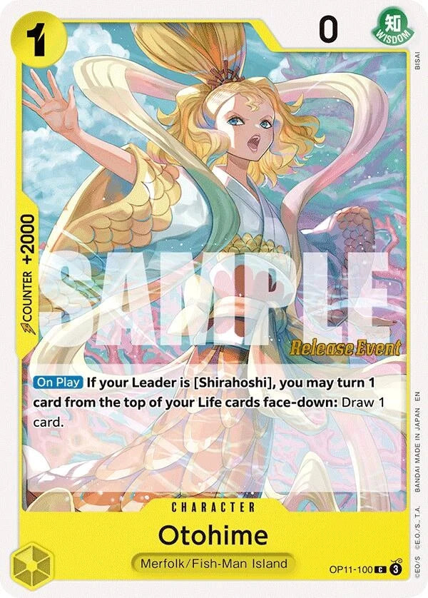 Otohime (OP11-100) (A Fist of Divine Speed Release Event Cards) (OP11 RE)
