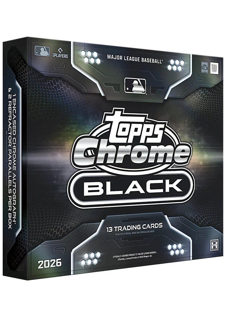 2026 Topps Chrome Black Baseball Hobby Box