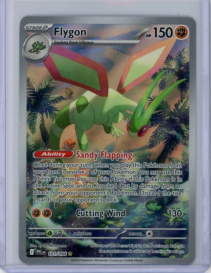 Flygon Pokémon Phantasmal Flames Illustration Rare #101/094