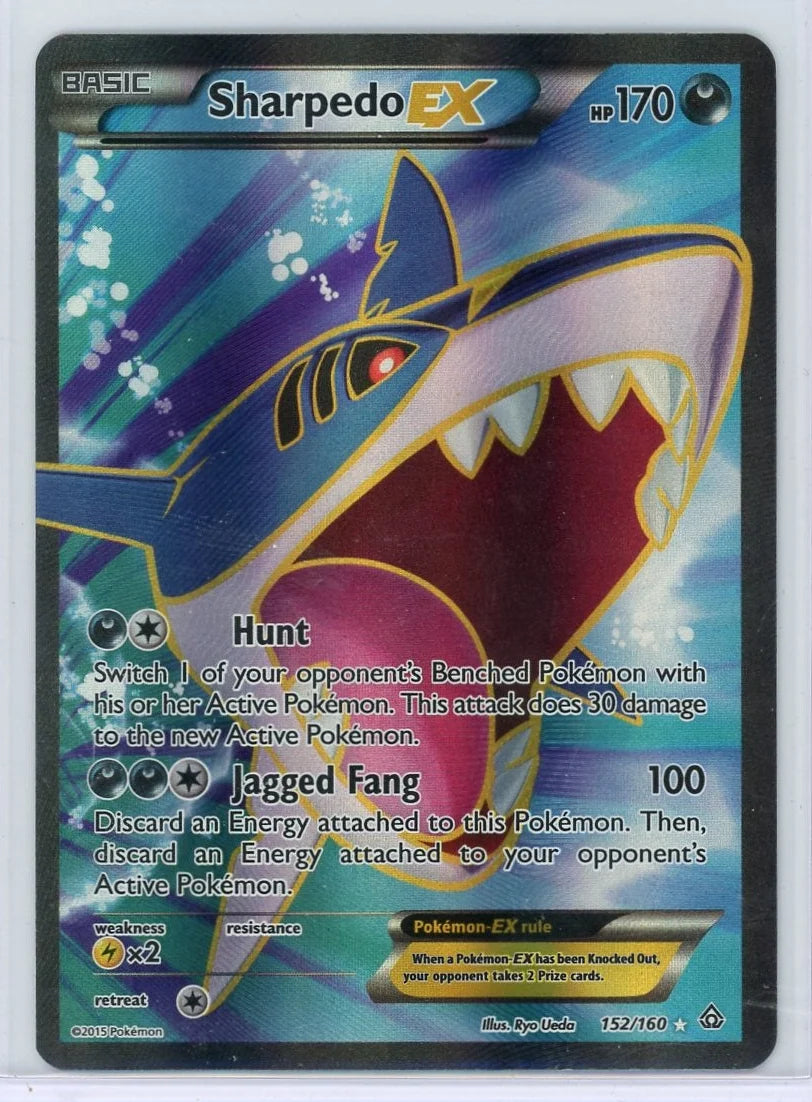 Sharpedo EX 2015 Pokemon XY Primal Clash #152/160