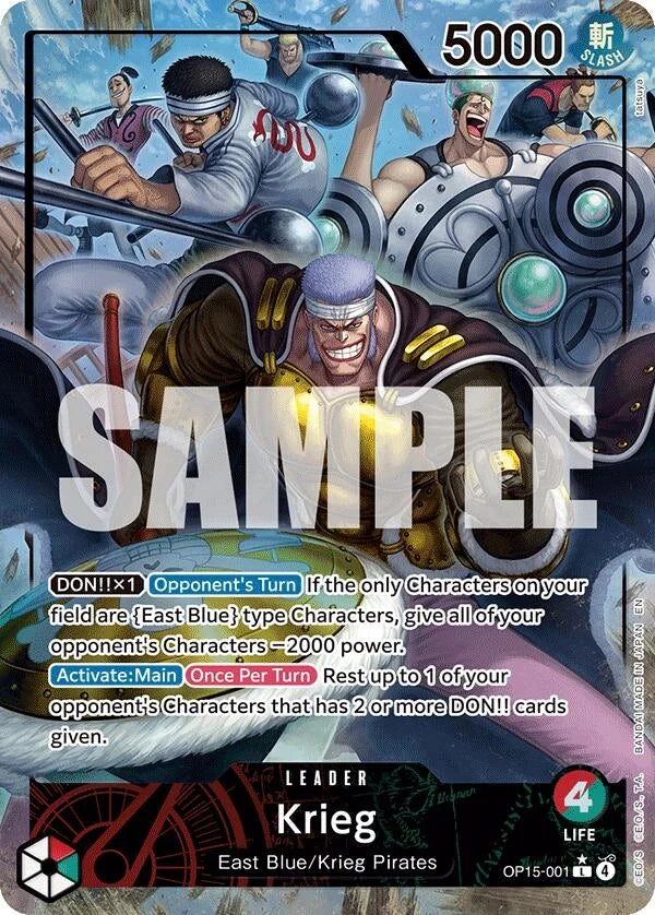 Krieg (OP15-001) (Alternate Art) (OP15-001) (Adventure on Kami's Island) (OP15-EB04)