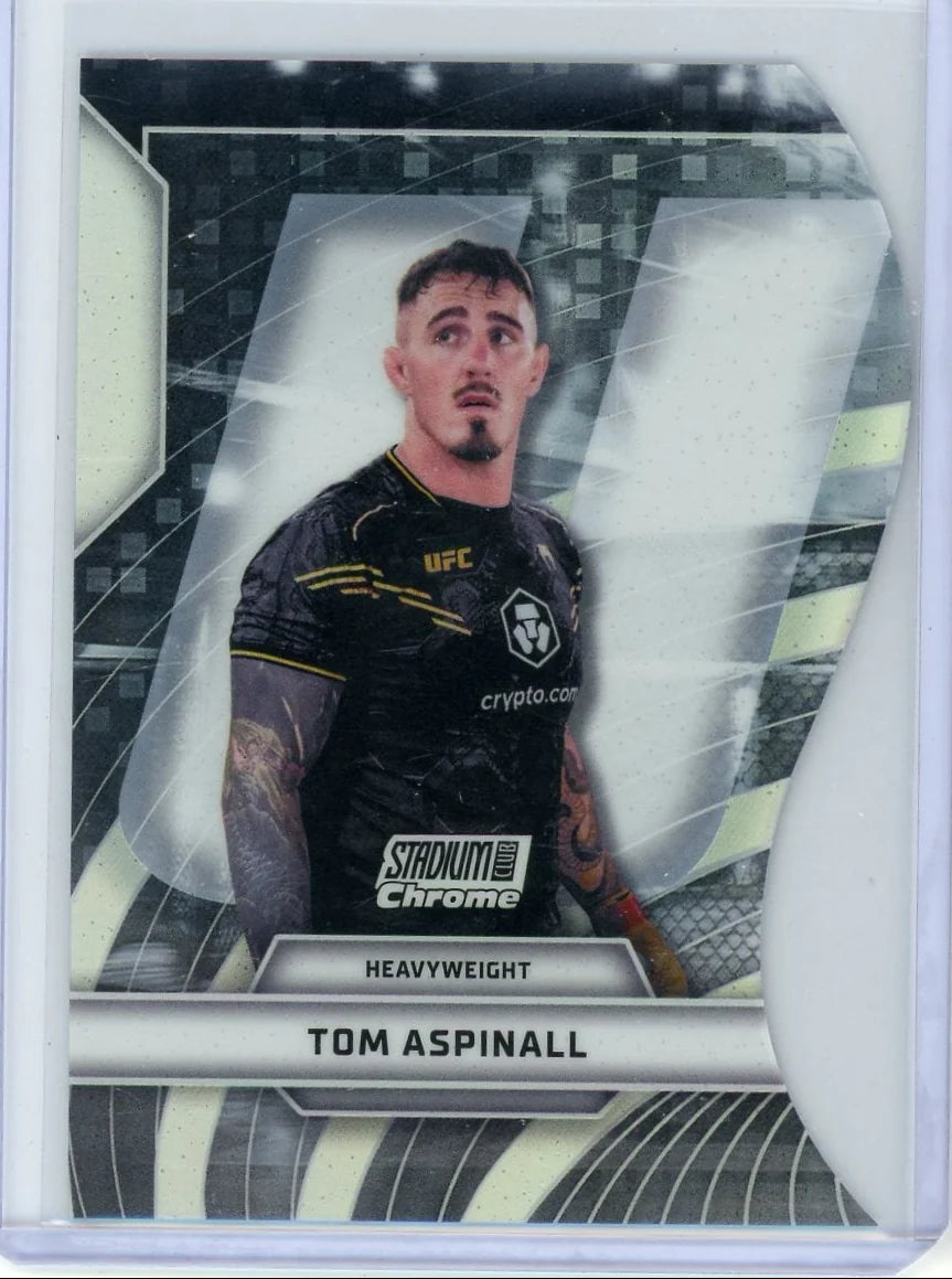 Tom Aspinall UFC Stadium Club Chrome Triumvirates #TV-13
