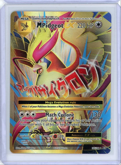 M Pidgeot ex Pokémon Evolutions Ultra Rare #105/108