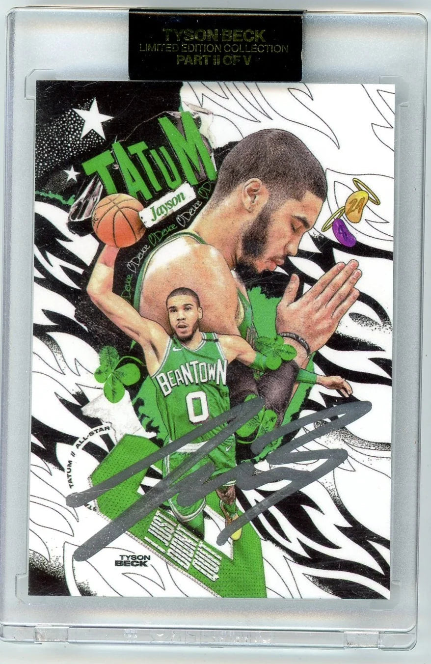 Jayson Tatum Tyson Beck Series 2020 Ltd. to 1500 Tyson Beck Auto #'d 1/15