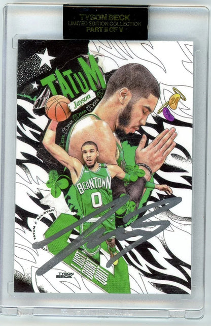 Jayson Tatum Tyson Beck Series 2020 Ltd. to 1500 Tyson Beck Auto #'d 1/15