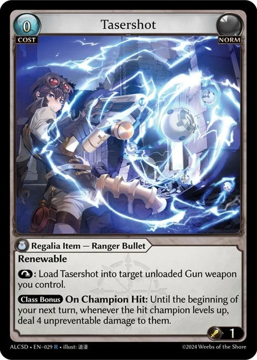 Tasershot (029) (Alchemical Revolution Starter Decks) (ALCSD)