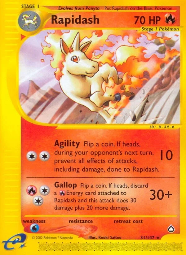 Rapidash (031/147) (Aquapolis) (AQ)