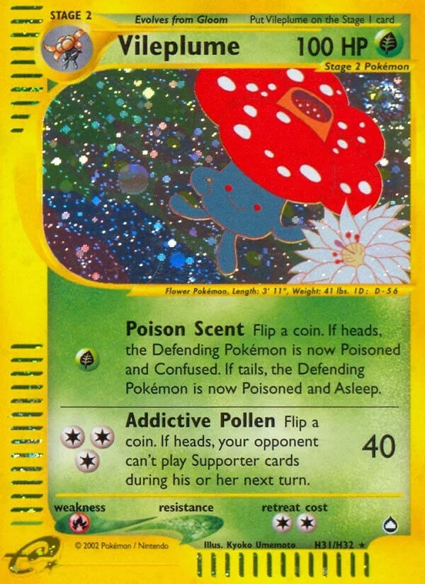 Vileplume (H31) (H31/H32) (Aquapolis) (AQ)