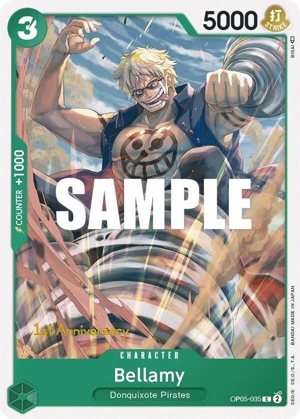 Bellamy (OP05-035) (Awakening of the New Era: 1st Anniversary Tournament Cards) (OP05 ANN)