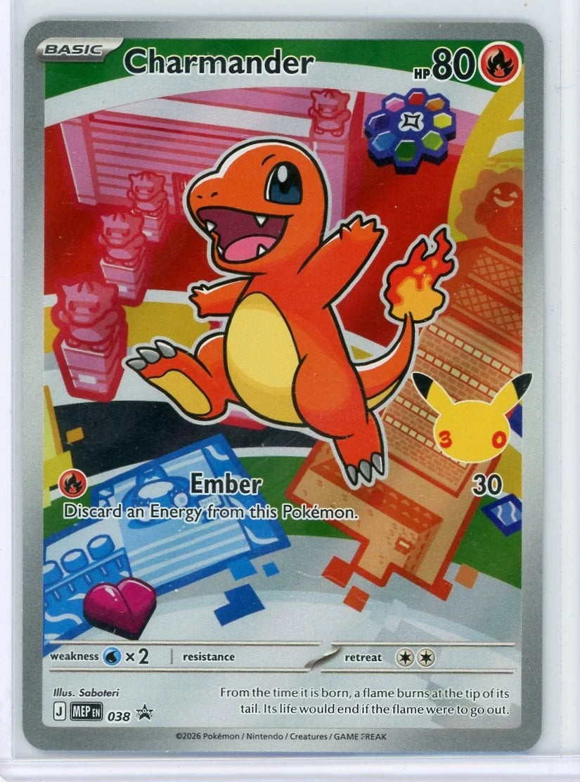 Charmander Pokémon Black Star Promo #038