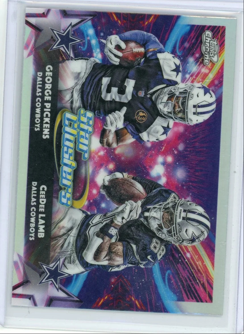 George Pickens / CeeDee Lamb 2025-26 Topps Chrome Star Clusters Refractor