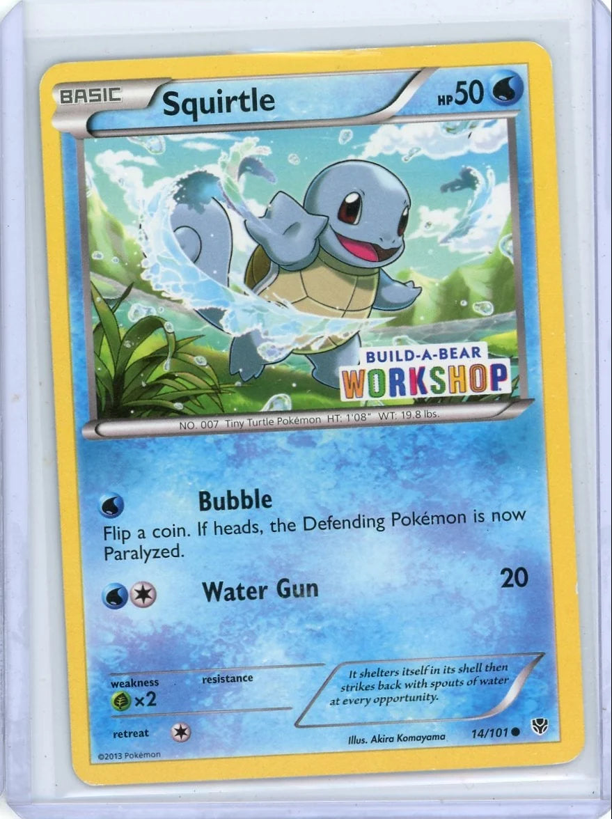 Squirtle 2013 Pokémon Build-A-Bear Promo #14/101