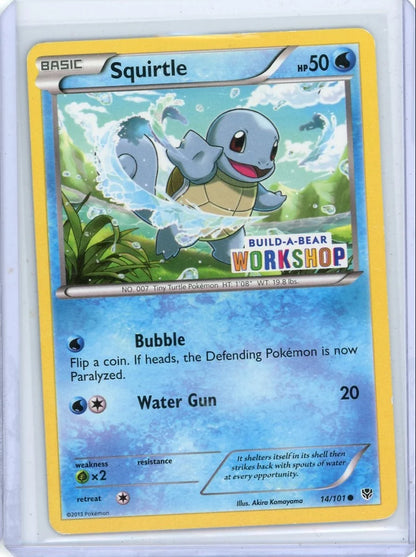 Squirtle 2013 Pokémon Build-A-Bear Promo #14/101